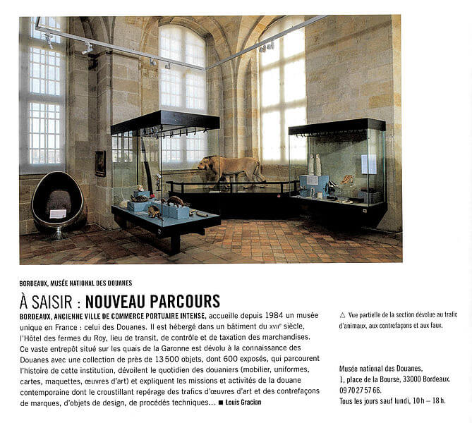 Article de Louis Gracian in Parcours des arts, n° 63, 2020.